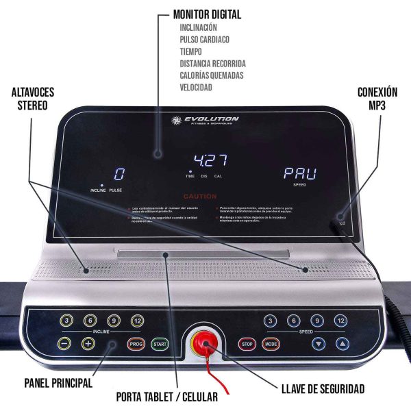 Trotadora Evolution EVO Power - Imagen 8