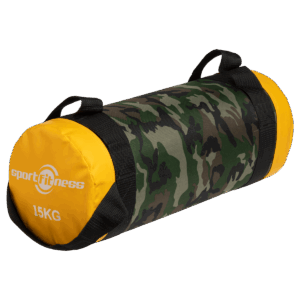 Saco de Arena Sportfitness Sandbag 15kg Negro/Amarillo