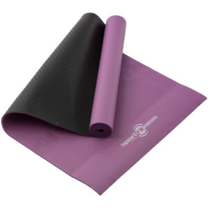 Mat de Yoga Sportfitness Mat de Yoga Doble Faz Morado
