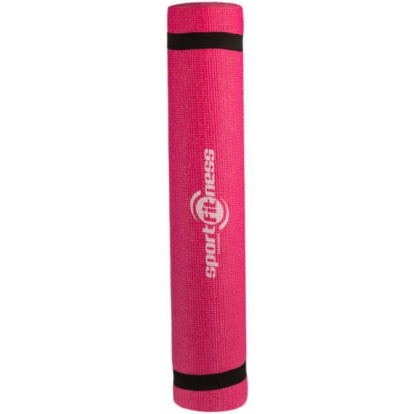 Mat de Yoga Sport Fitness Doble Faz Rosado
