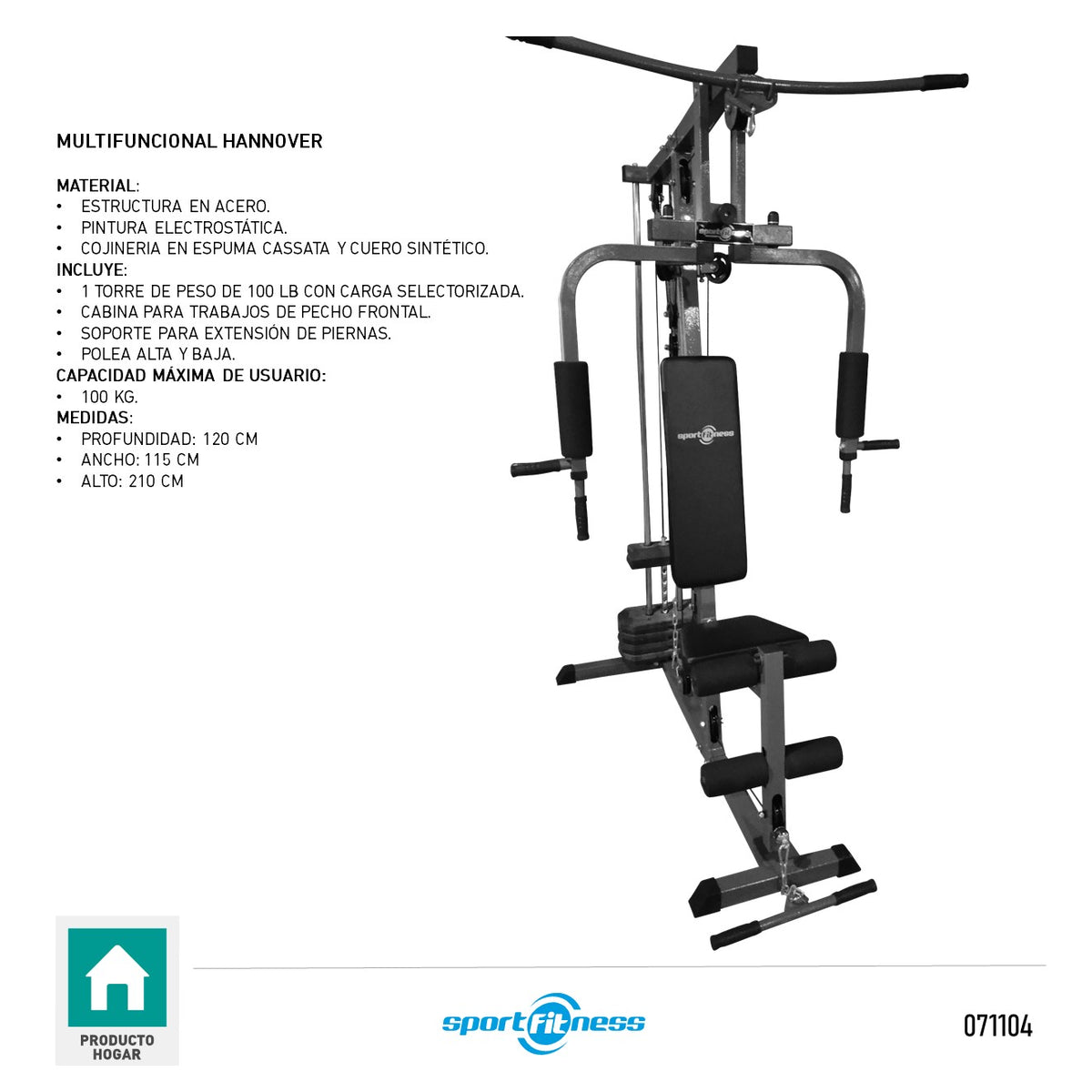 Multifuerza Multifuncional 100 LB