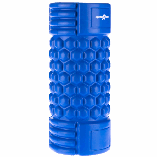 Foam Roller Espuma Grabado Profundo Azul
