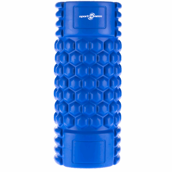 Foam Roller Espuma Grabado Profundo Azul