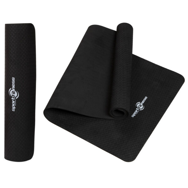 Mat de Yoga Sport Fitness Negro