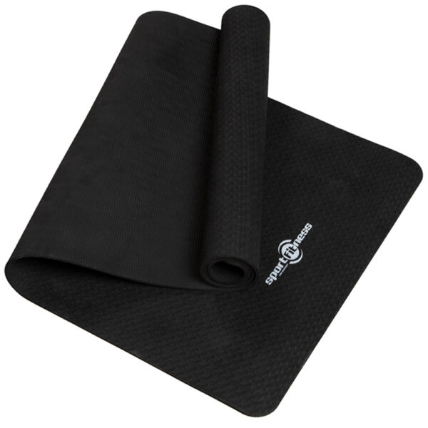 Mat de Yoga Sport Fitness Negro