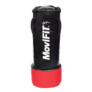 Saco de Boxeo Movifit Profesional Agarradera MMA Negro Rojo