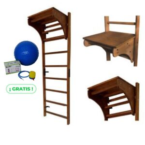 Set Deportivo Escalera Espaldera Sueca MoviFit con Balón de Puyas 55 CM