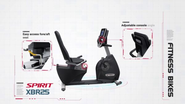 Bicicleta Recumbent Spirit XBR25 - Imagen 4