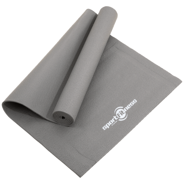 Colchoneta para yoga Sport Fitness Gris