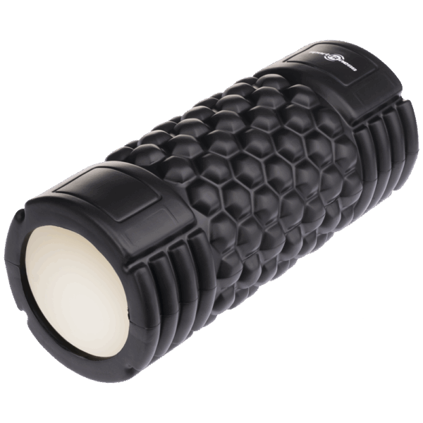 Foam Roller Sportfitness Espuma Grabado Profundo Negro