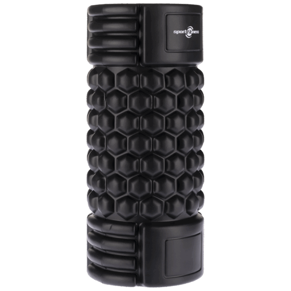 Foam Roller Sportfitness Espuma Grabado Profundo Negro