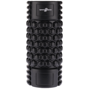 Foam Roller Sportfitness Espuma Grabado Profundo Negro