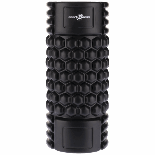 Foam Roller Sportfitness Espuma Grabado Profundo Negro