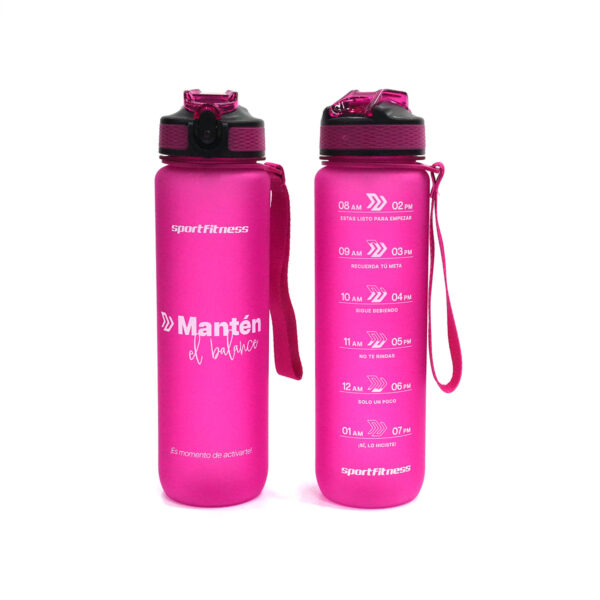 Termo Deportivo 1 Litro Fucsia