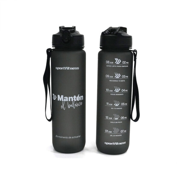 Termo deportivo (1 lt) Negro