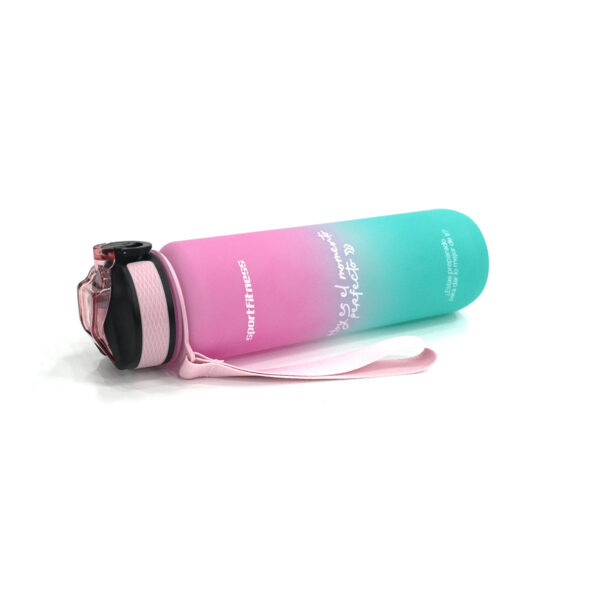 Termo deportivo 1 lt Azul Claro Rosado