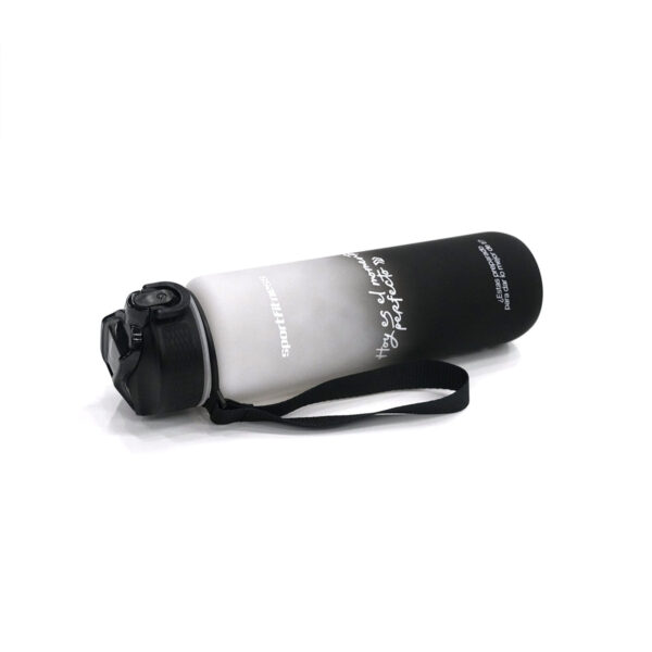 Termo deportivo (1 lt) Negro/blanco
