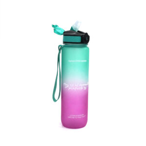 Termo Deportivo Bicolor Fucsia/Verde 1 Litro