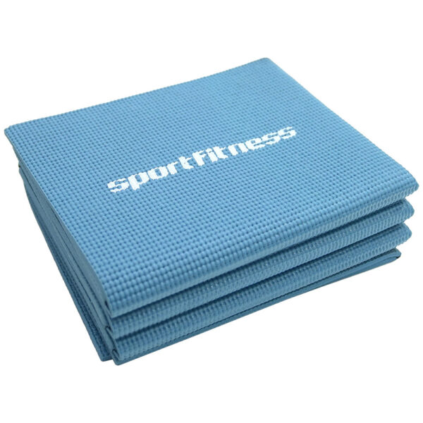 Colchoneta Yoga Plegable Azul Claro