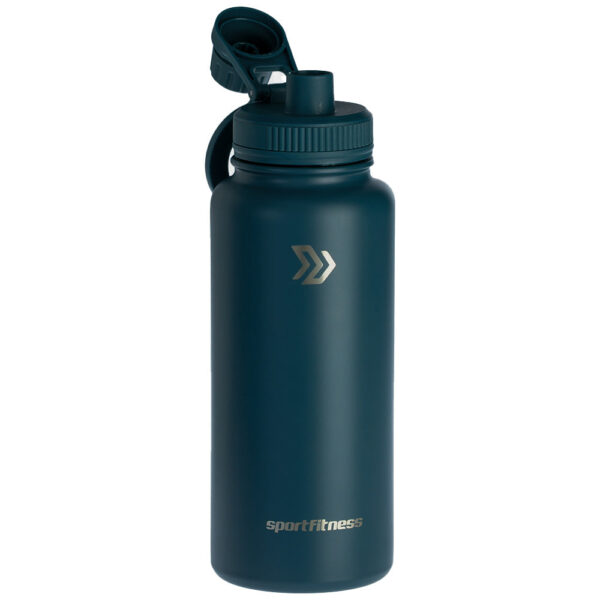 Termo Metálico con Soporte para Celular 32oz Azul Oscuro
