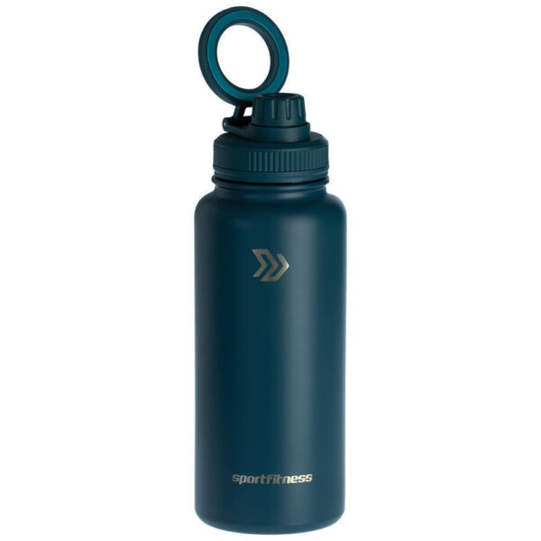 Termo Metálico con Soporte para Celular 32oz Azul Oscuro