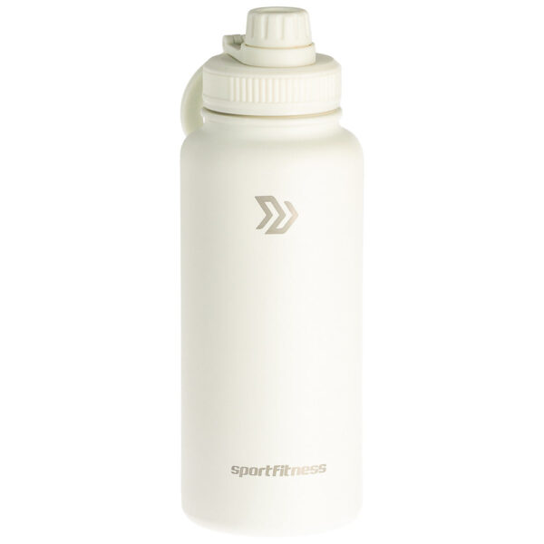 Termo Metálico con soporte Para Celular 32oz Blanco