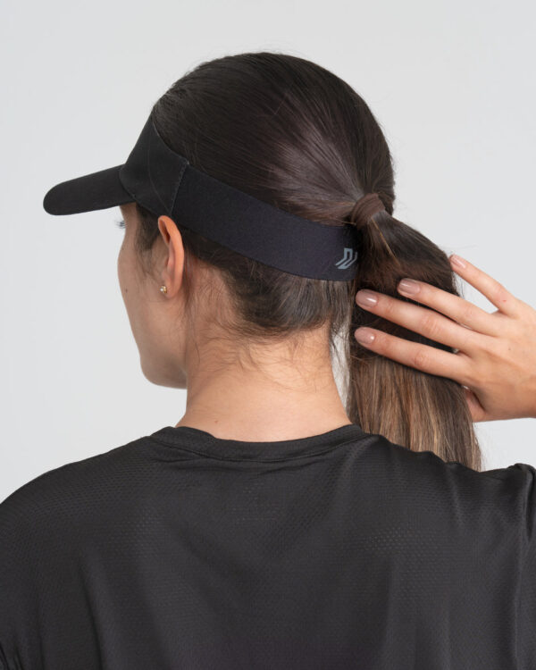 Visera Sport Fitness Care Deportiva Negra