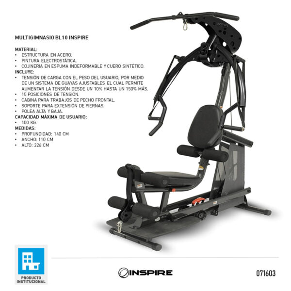 Multi Gimnasio Inspire BL10