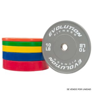 Discos Bumper Color - Libras Evolution Fitness