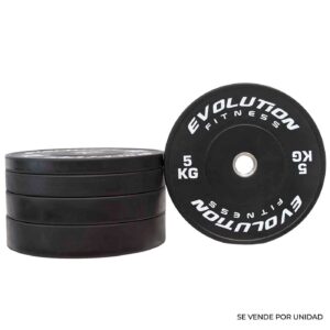 Disco Bumper Negro Evolution Fitness