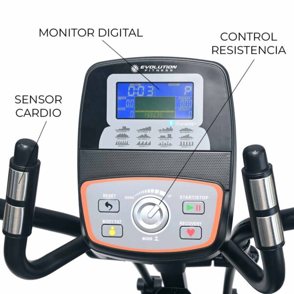 Bicicleta Elíptica Evolution Fitness Aluna - Imagen 2