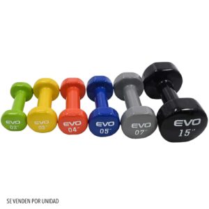 Mancuernas Mancuerna de Vinilo Evolution Fitness