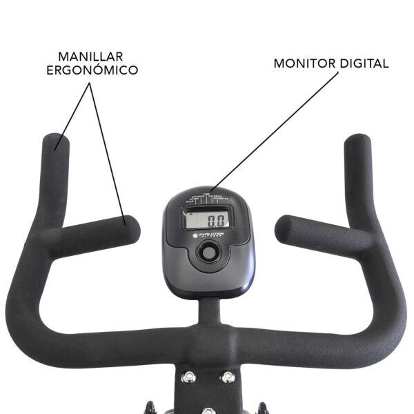Bicicleta Spinning Evolution Speedy1 Gris - Imagen 2