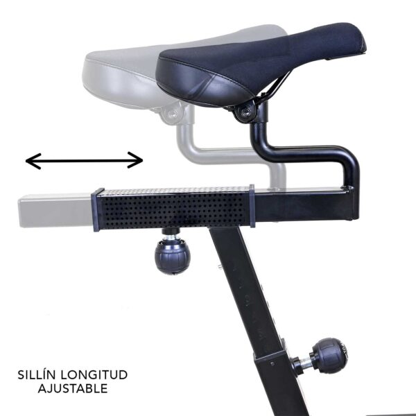 Bicicleta Spinning Evolution Speedy1 Negra - Imagen 8