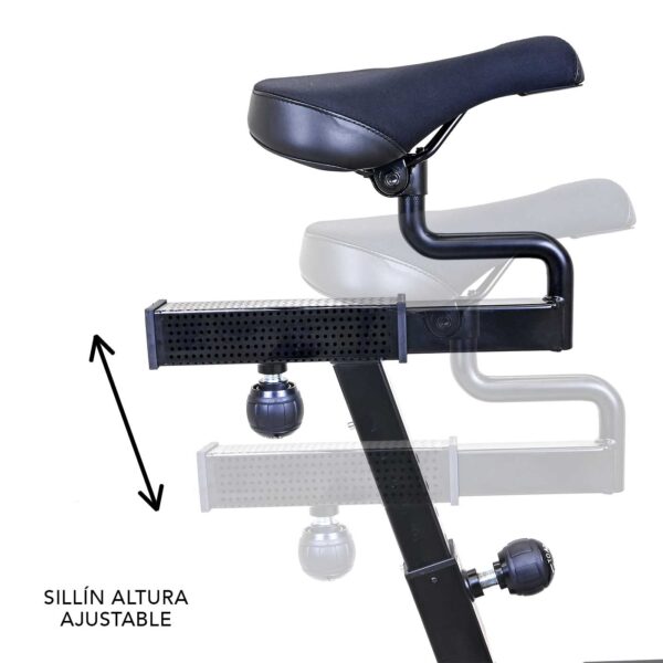 Bicicleta Spinning Evolution Speedy1 Negra - Imagen 7