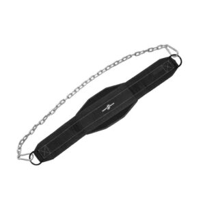 Accesorio Fitness Sportfitness Cinturón con Cadena para Discos (Talla M)
