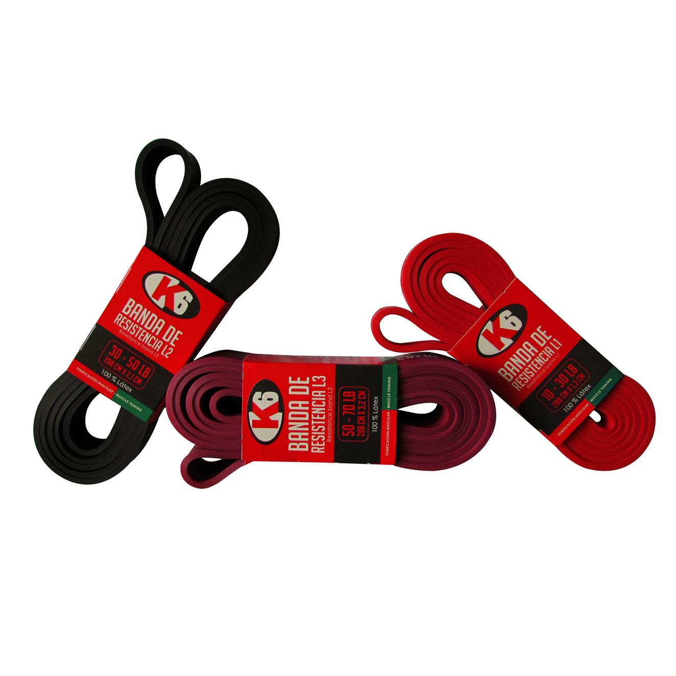 Banda de Poder y Resistencia K6 Cerrada - Imagen 2