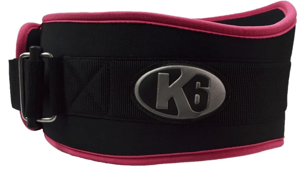 Cinturón para Levantar Pesas K6 Supremacy Rosado - Imagen 3
