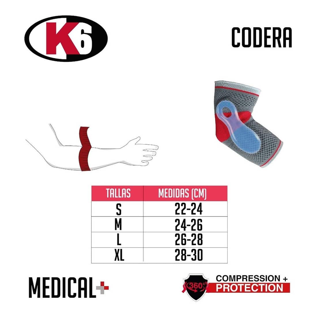 Codera de Tela k6 Atletas - Imagen 3