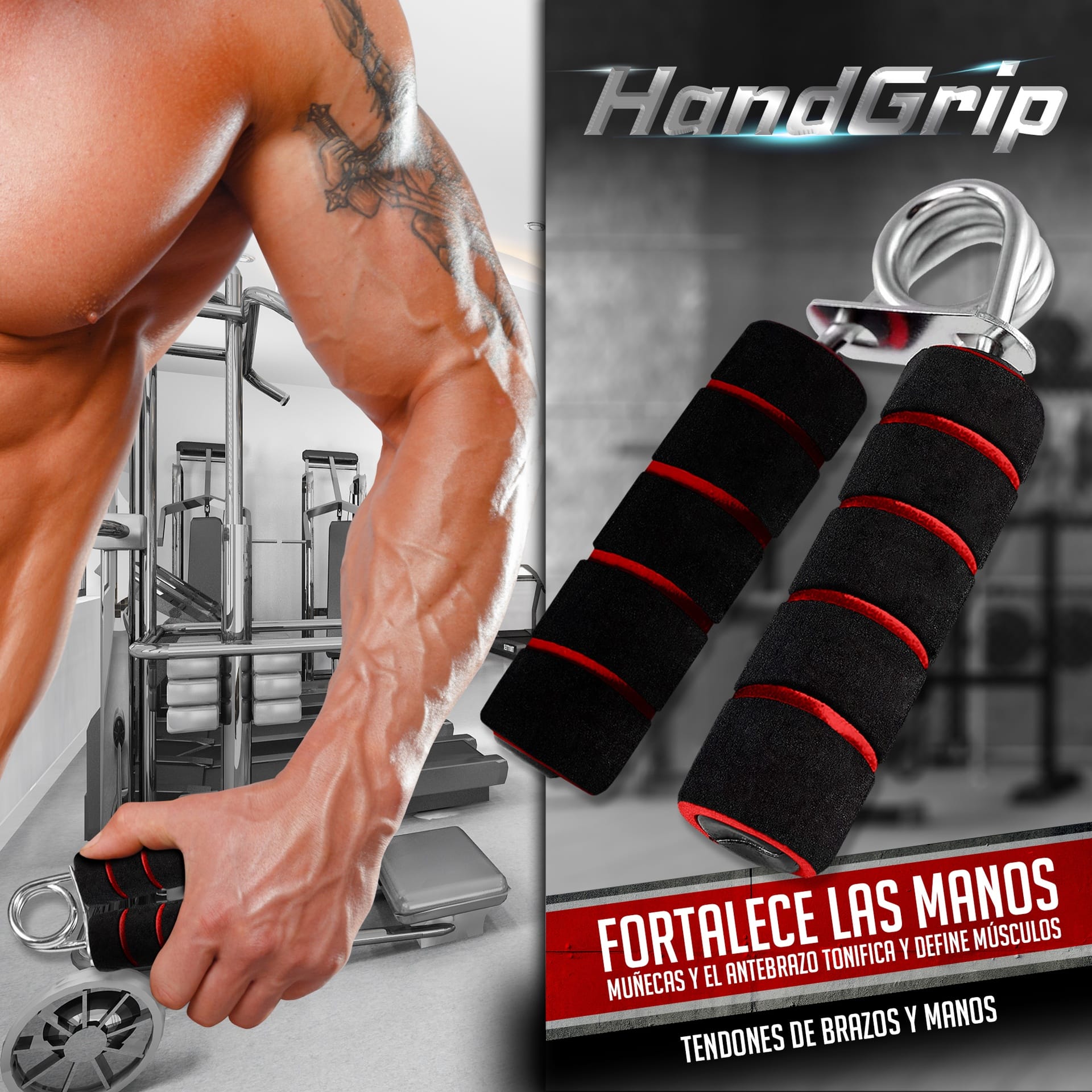 Ejercitador de Antebrazo K6 Handgrip - Imagen 3