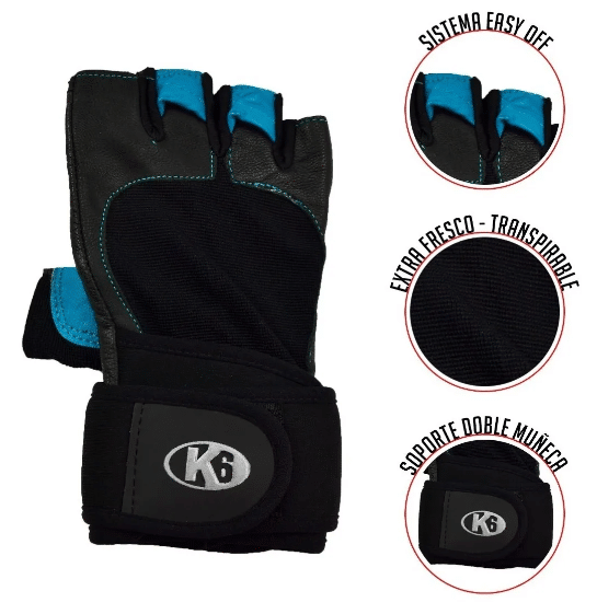 Guantes para pesas K6 Cratus - Imagen 4
