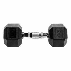 Pesas y Mancuernas k6 Mancuerna Hex Encauchetada (15 lb)