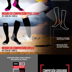 Medias de Compresión Completas k6 Running Dama