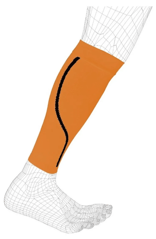 Medias de Compresión K6 Naranja - Imagen 3