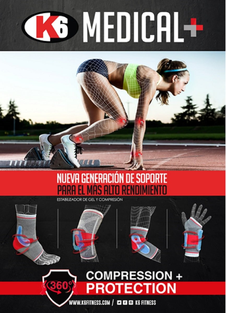 Muñequera k6 de Tela con Gel para Atletas - Imagen 4