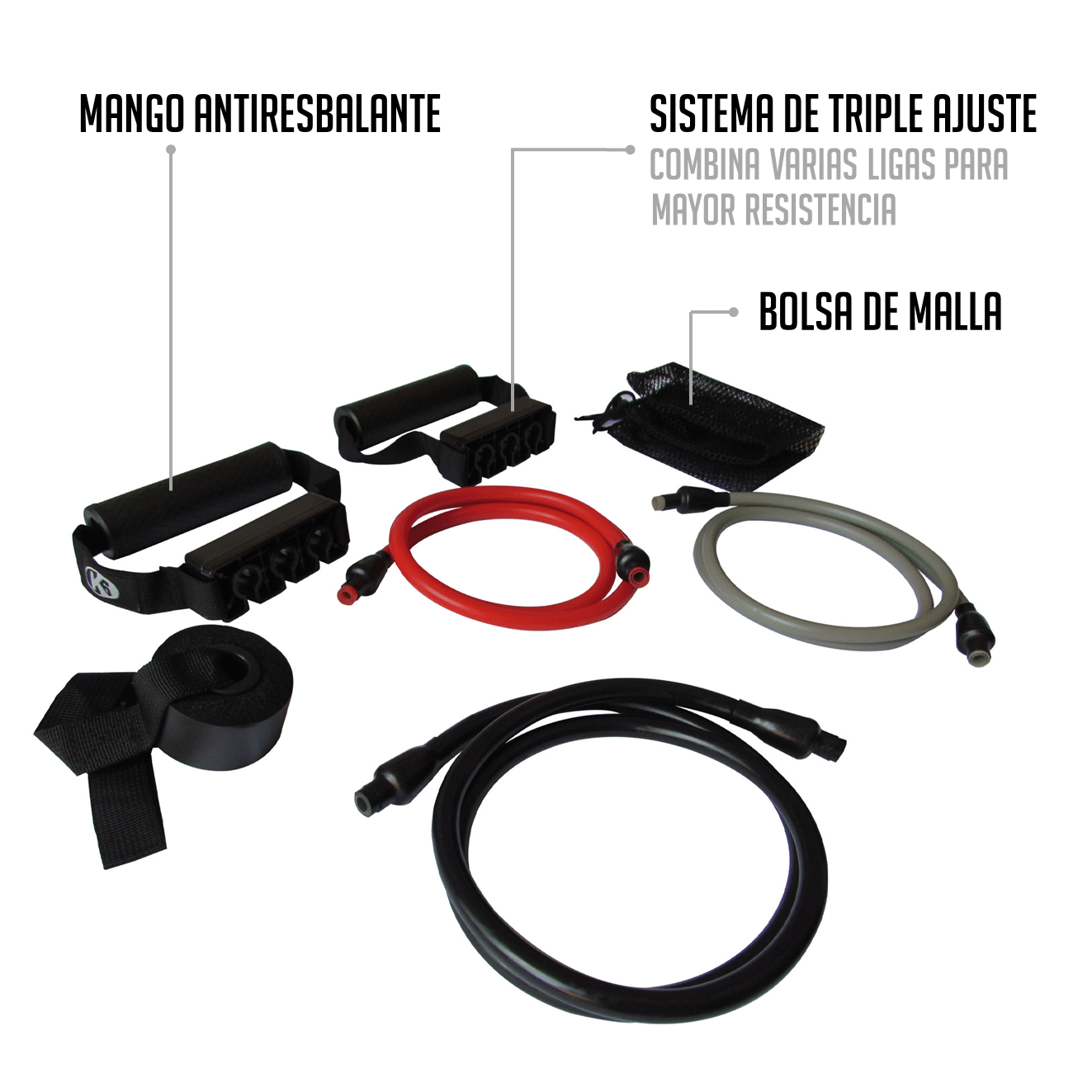 Set de 3 Ligas K6 - Imagen 3