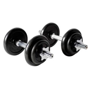 Set de Mancuernas K6 Iron Dumbbell Set 20 Kg with Plastic Case