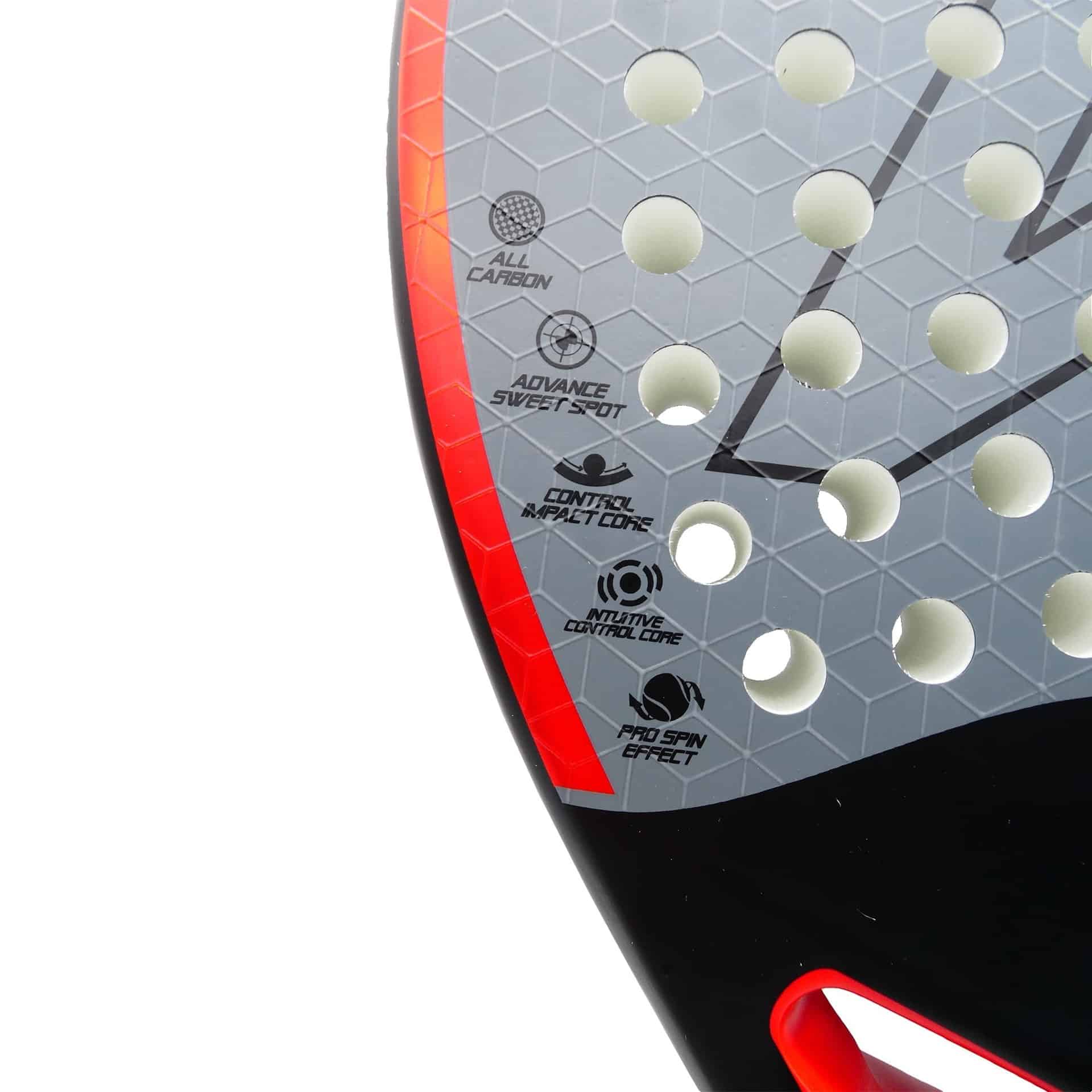 Pala de Padel K6 Carbon All-Court Spin KX - Imagen 8