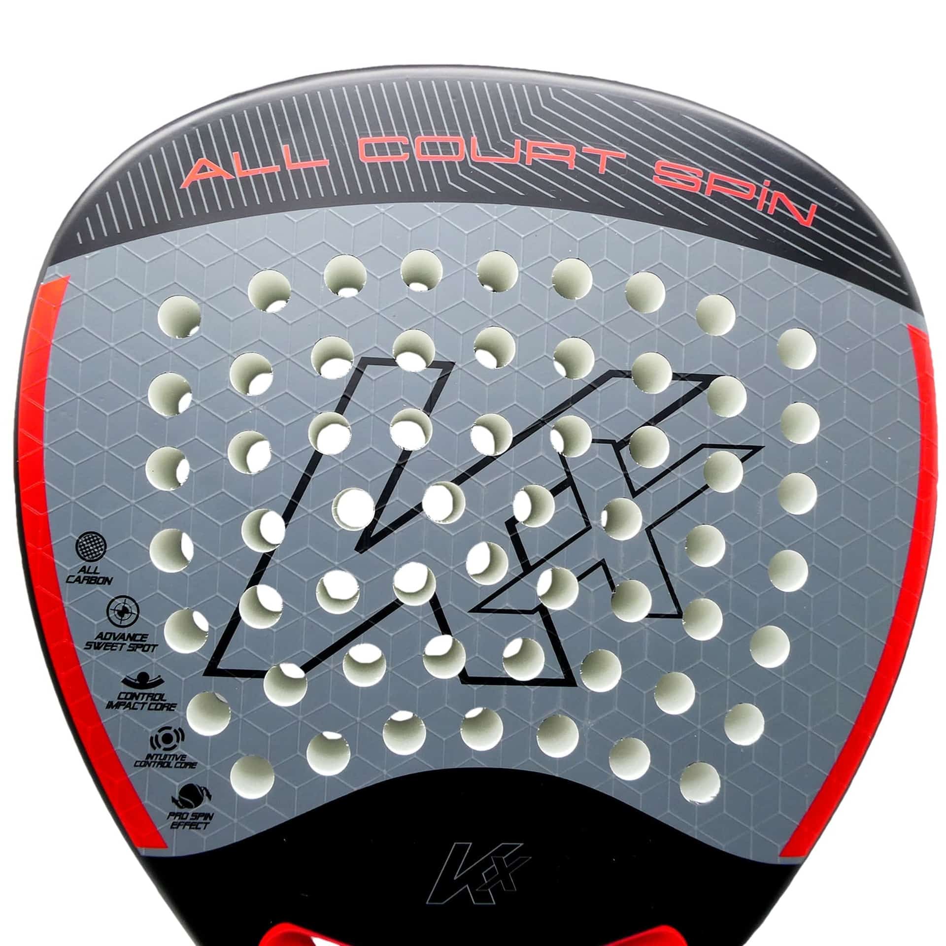 Pala de Padel K6 Carbon All-Court Spin KX - Imagen 6