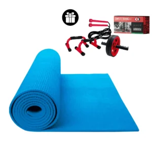 Kit de Fitness K6 Yoga Mat Lazo Saltar Base Flexión Rueda Abs